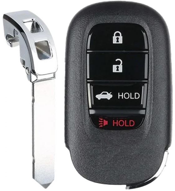 2022 HONDA CIVIC - SMART KEY - KR5TP-4  3+1 T.  PN: 72147-T20-A01