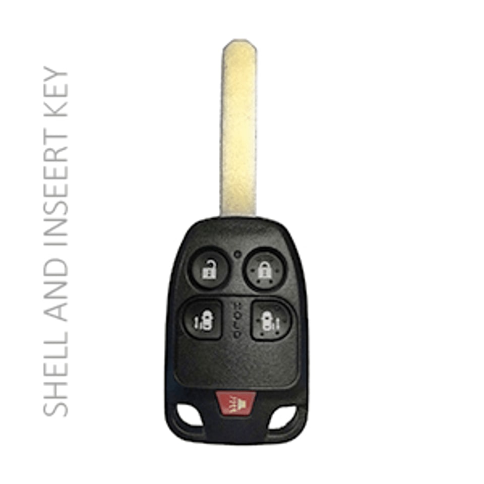 2011-2013 HONDA - SHELL REMOTE HEAD KEY - N5F-A04TAA - 4+1 SIDE-DOORS