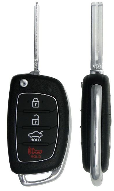 2014-2017 HYUNDAI SONATA - TQ8-RKE-4F16   PN: 95430-C1010  433 MHz  3+1 T.