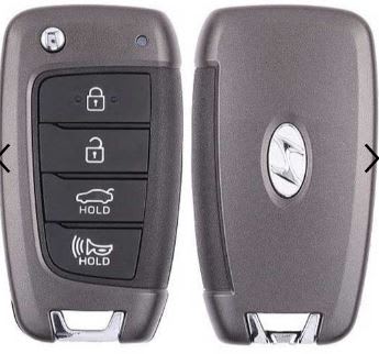 Hyundai 2019-2021 Remote Flip Key SHELL 4B Trunk for TQ8-RKE-4F40
