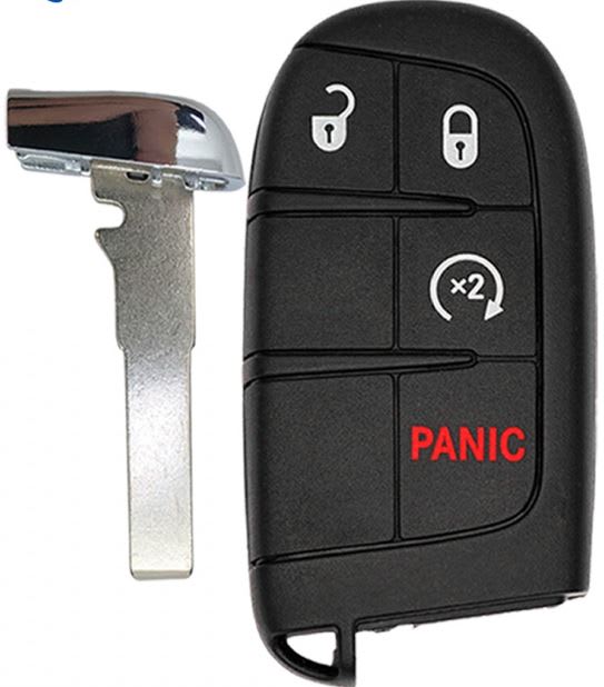 2015-2021 JEEP RENEGADE - SMART KEY - M3M-40821302  3+1 RST. PN: 6BY88DX9, 735636994