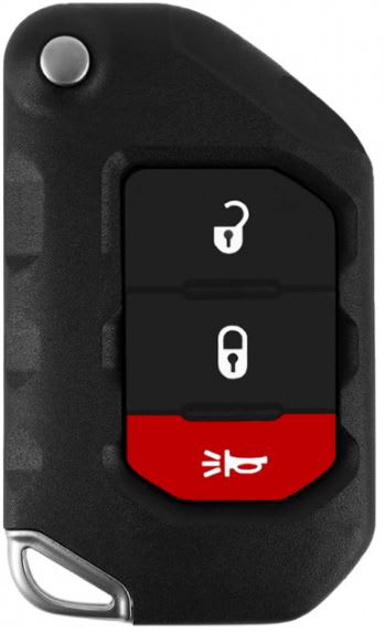 2018-2021 SHELL FOR JEEP - FLIP KEY - OHT1130261 - 2+1