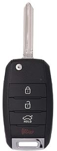 2017-2018 KIA FORTE - FLIP KEY - OSLOKA-875T YD - PN: 95430-A7200 - 433 MHz - 3+1 T.
