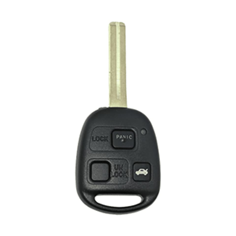 1998-2001 LEXUS - REMOTE HEAD KEY - HYQ1512V - 4C - PN: 89070-33470 - 315 MHz - 2+1 LONG BLADE1