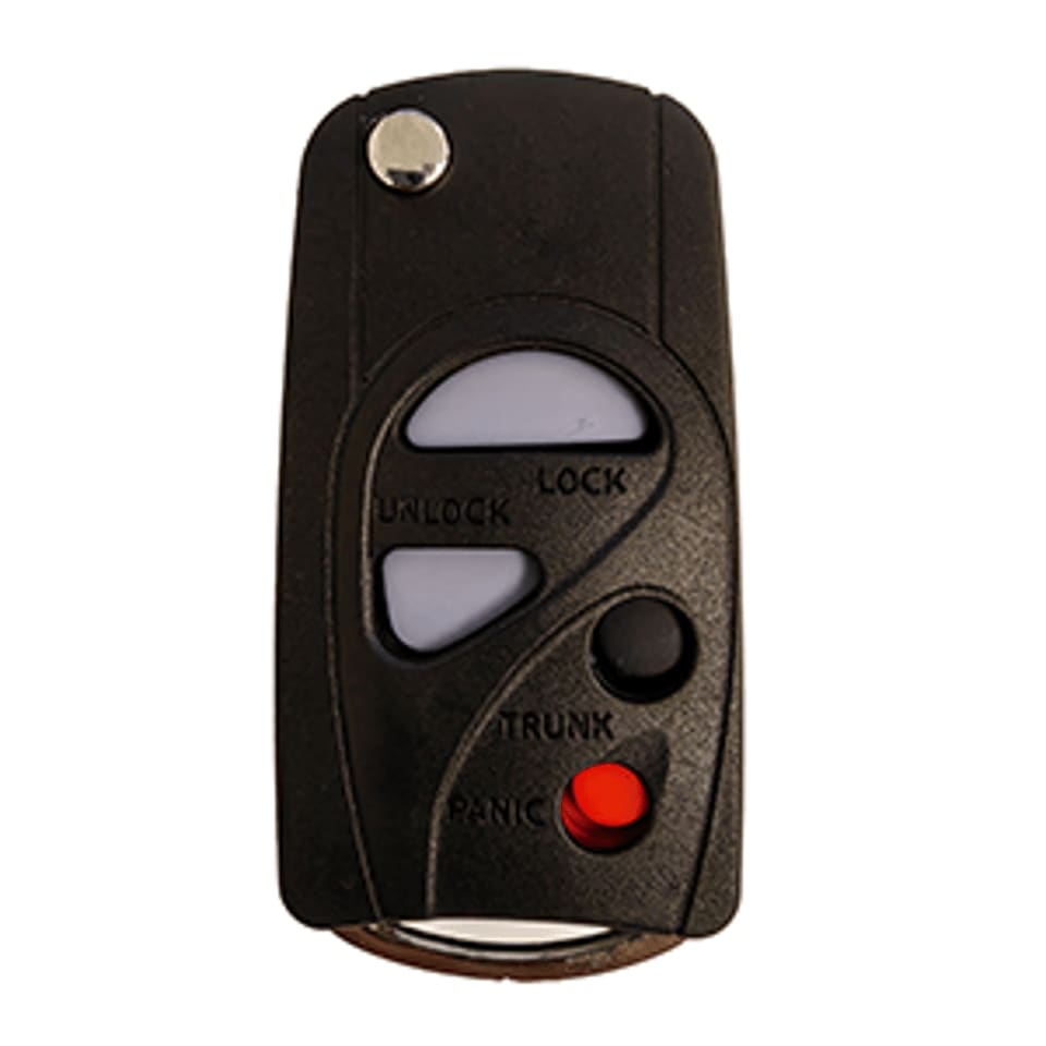 2000 - 2004 NISSAN - FLIP KEY - SHELL - FCC ID: NHVBU427 - 3+1 BUTTONS