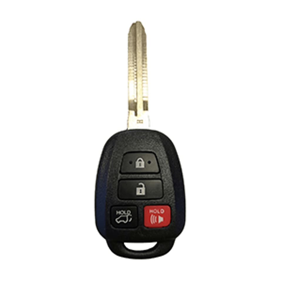 2013-2018 TOYOTA - REMOTE HEAD KEY - HYQ12BDM H - PN: 89070-42830 - 315 MHz - 3+1 HATCH