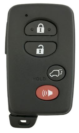 2007-2014 TOYOTA HIGHLANDER - SMART KEY - HYQ14AAB (0140) 3+1 H.  PN: 89904-48110