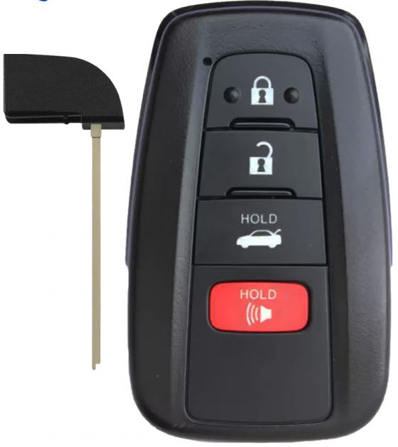 18-22 TOYOTA CAMRY - SMART KEY - HYQ14FLA-351 - 3+1 T. - PN:89904-06200