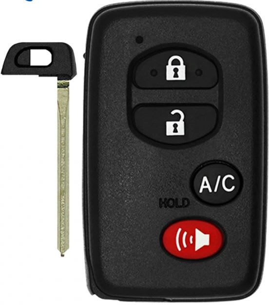 10-11 TOYOTA PRIUS - SMART KEY - HYQ14AAB, 3370  3+1 A/C  PN: 89904-474201