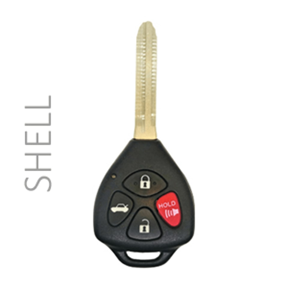 2005-2014 TOYOTA / SCION - SHELL REMOTE HEAD KEY -  HYQ12BBY. GQ4-29T - PN: 89070-06650 - 3+1 TRUNK