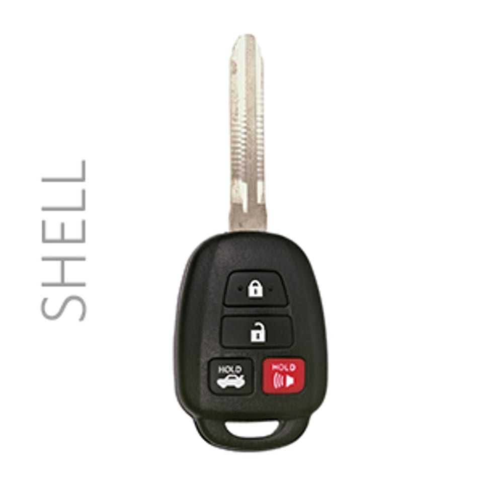 2012-2014 TOYOTA - SHELL REMOTE HEAD KEY - HYQ12BDM -  3+1 BUTTONS TRUNK
