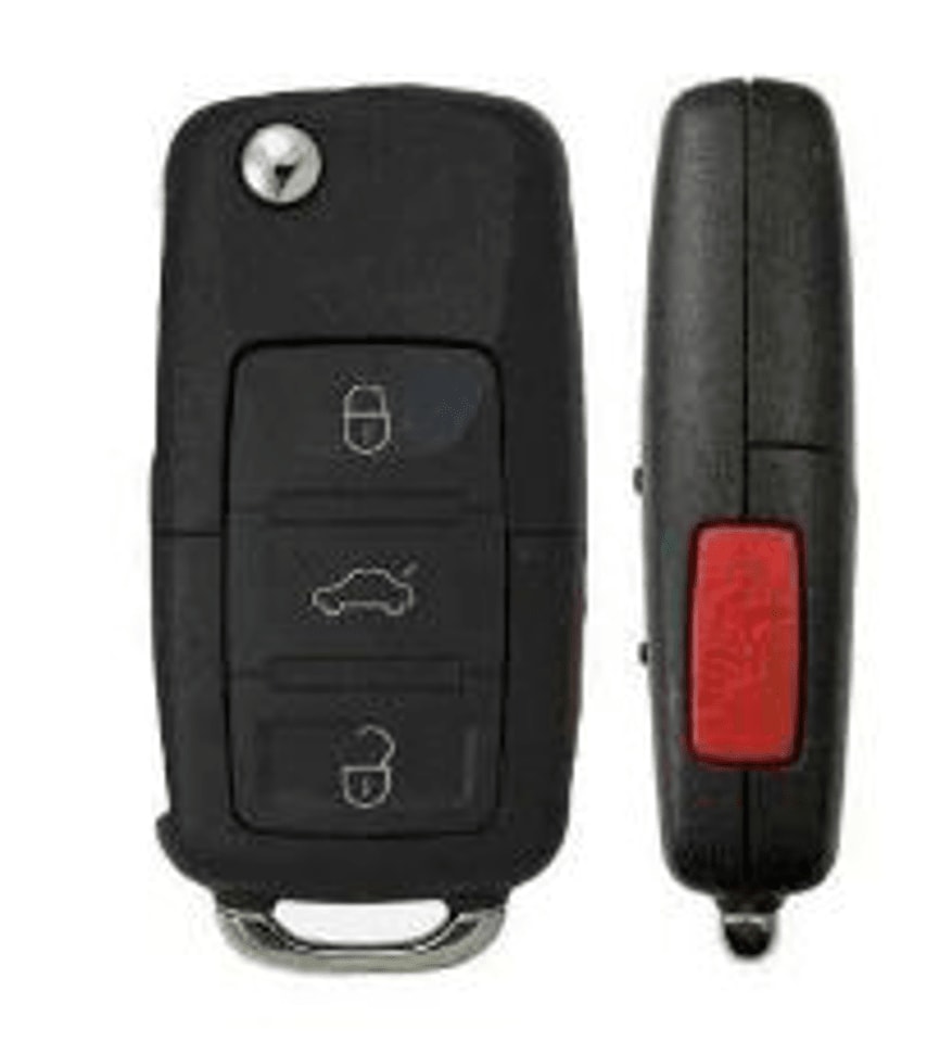2005-2011 VOLKSWAGEN - FLIP KEY - PN: NBG92596263 / 1K0959753P -  3+1 TRUNK
CHIP: ID48