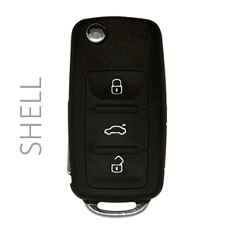 2002-2006 VOLKSWAGEN - SHELL FLIP - HLO1J0959753AM / HLO1J0959753DC - 3+1 TRUNK 2 PIECES1