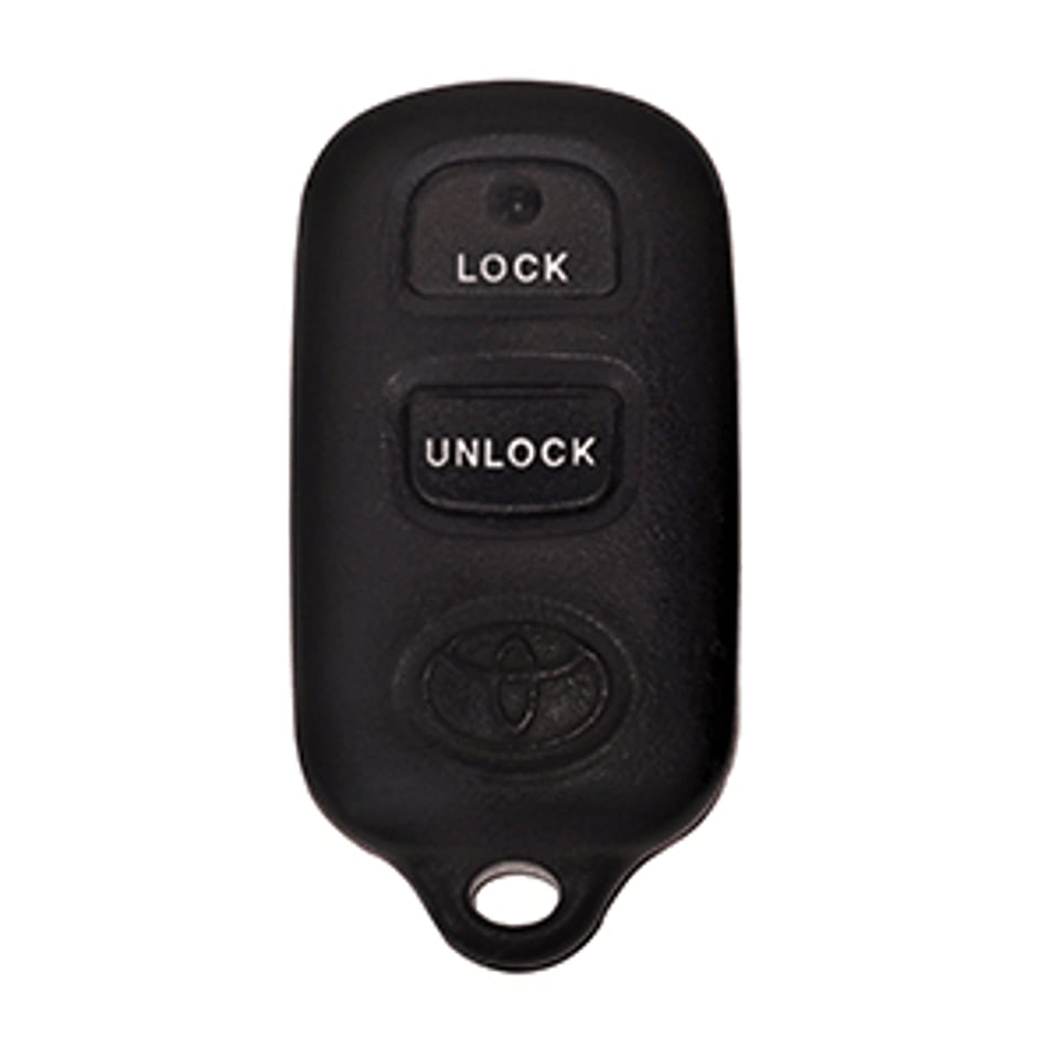 1999-2008 TOYOTA - REMOTE - GQ43VT14T - PN: 89742-06010 - 314 Mhz - 2+1 BUTTONS