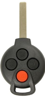 2008-2015 SMART FORTWO - REMOTE HEAD KEY - KR55WK45144  3+1 T.  PN: 4518203797  AM1