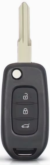 MREN203 RENAULT 3 BOTONES FLIP 433 CHIP 4A
