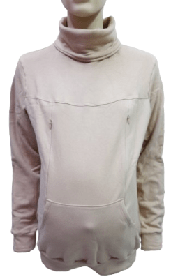 Polera M/L Lactancia Afranelado Beige