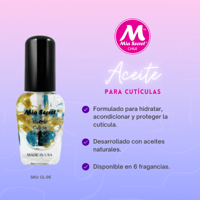 MIA SECRET ACEITE DE CUTICULA LAVENDER 7.4 ML1