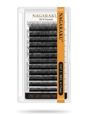 NAGARAKU PESTAÑAS 3D 0.07 L  MIX 8-15MM1