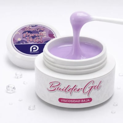 PERFECT PROFESIONAL BUILDER GEL MORADO PASTEL 30G (VISCOSIDAD BAJA)1