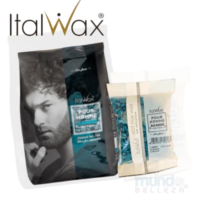ITALWAX  CERA DEPILATORIA POUR HOMME BARBER 100G1