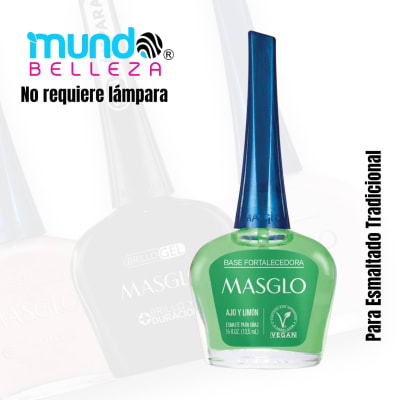MASGLO BASE FORTALECEDORA AJO Y LIMON