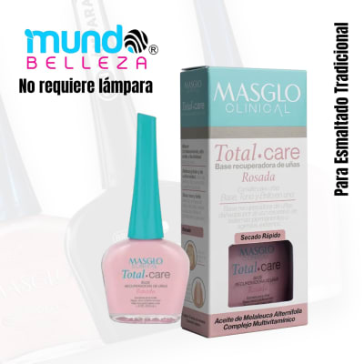 MASGLO CLINICA TOTAL BASE RECUPERADORA DE UÑA ROSADA