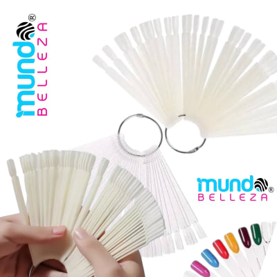 UÑETAS CON ARO X 50 UNID CUADRADAS HUESO