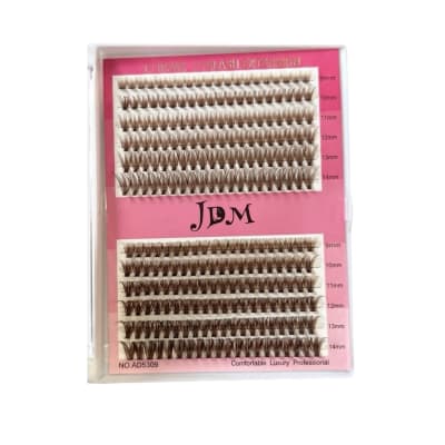 JDM PESTAÑAS POR RACIMO MARRON 40+50 0.07D MIX1