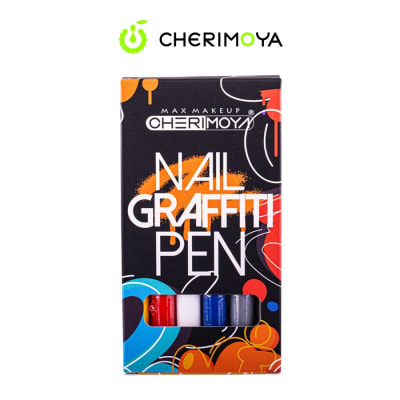 Cherimoya Nails Graffiti Pen1