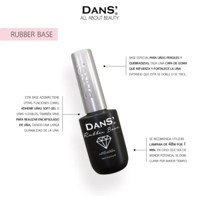 DANS BASE RUBBER  CLEAR 10ml1