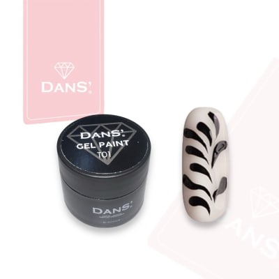 DANS GEL PAINT  NEGRO