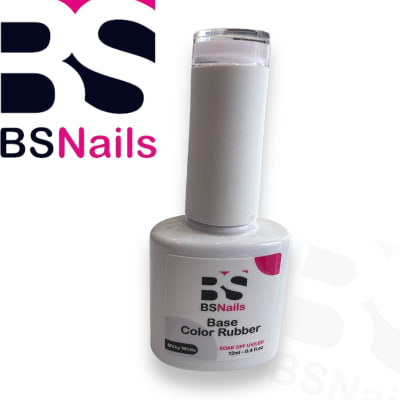 BS NAILS BASE RUBBER 12ML MILKY WHITE