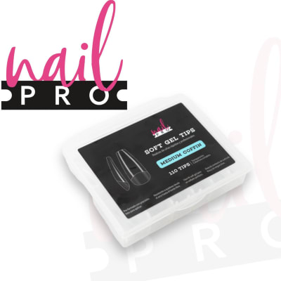 Nail ProTips Sof Gel MEDIUM COFFIN