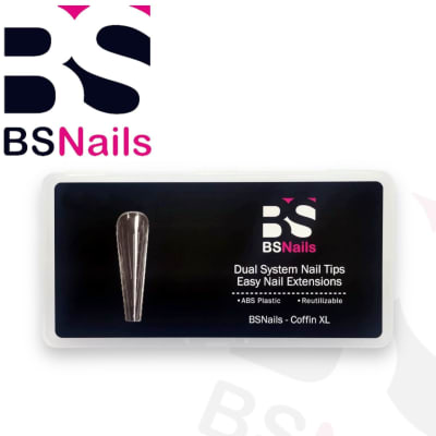 BS NAILS DUAL SYSTEM COFFIN XL 240 PCS