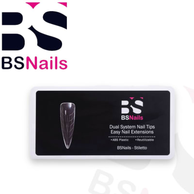 BS NAILS DUAL SYSTEM STILETTO 240 PCS1