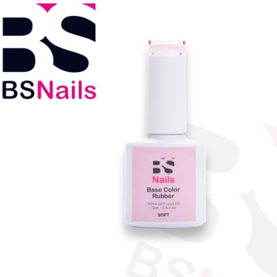 BS NAILS BASE RUBBER 12ML SOFT