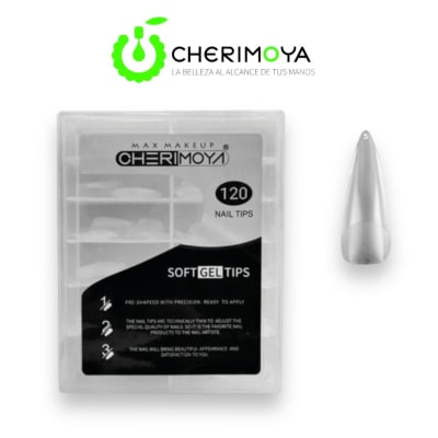 Cherimoya Uñas Press Gel STILLETO1