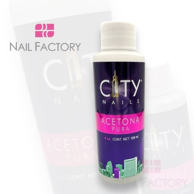 NAIL FACTORY  CITY NAILS ACETONA PURA 120 ML