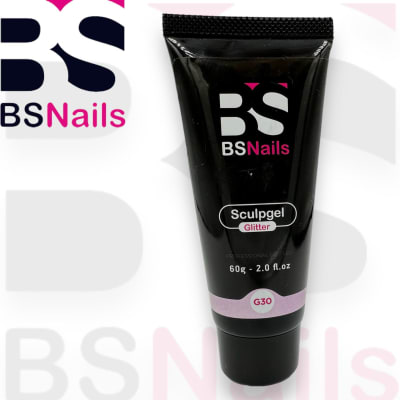 BS NAILS POLIGEL 60G GLITTER G301