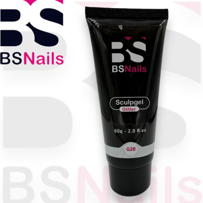 BS NAILS POLIGEL 60G GLITTER G28