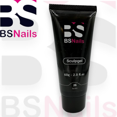 BS NAILS POLIGEL BLACK 60G