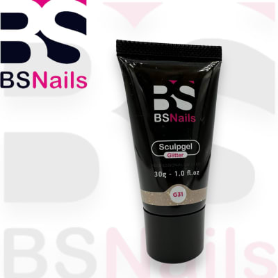 BS NAILS POLIGEL 30G GLITTER G31