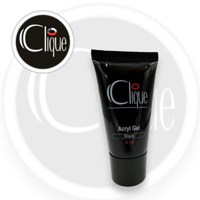 CLIQUE ACRYL GEL BLACK 30GR1