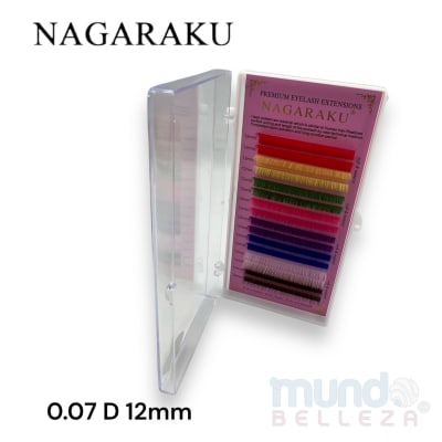 NAGARAKU PESTAÑAS COLORES 12MM1