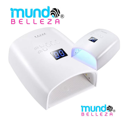 NAIL STAR  LAMPARA LED UV INALAMBRICA 66W