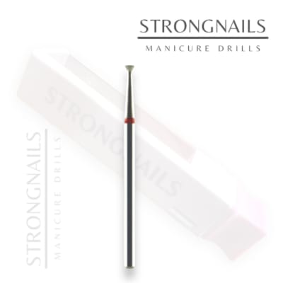 STRONGNAILS FRESA CONO INVERTIDO ROJA/AZUL