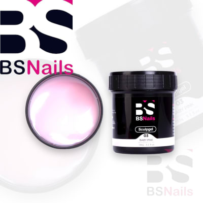 BS NAILS POLIGEL 150G BABY PINK 03