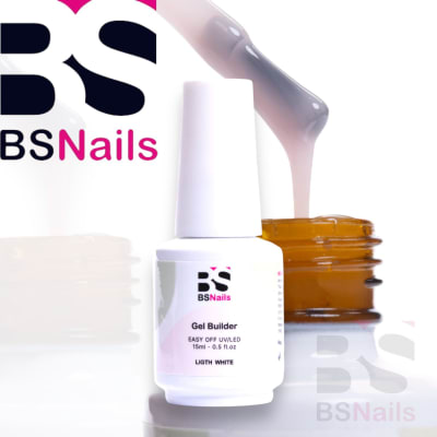 BS NAILS GEL BUILDER BOTELLA 15ML LIGTH WHITE1