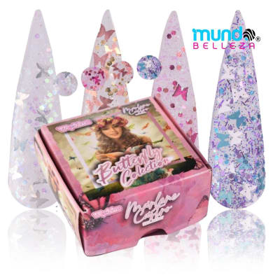 ACRILICOS COLECCION WAPIZIMA X4 BUTTERFLY1